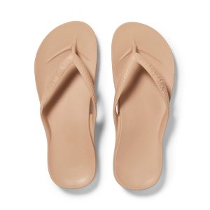 Arch Support Flip Flops – Classic – Tan